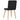 Scaune de sufragerie 6 buc. negru material textil