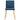 Scaune de sufragerie, 6 buc., albastru, material textil