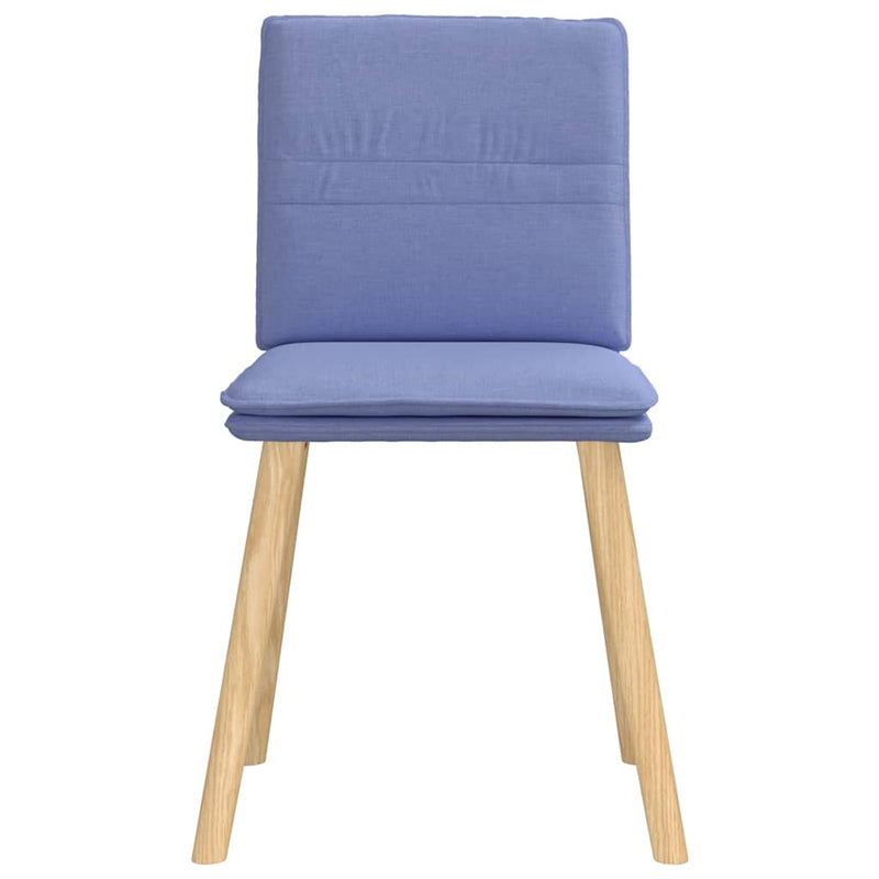 Scaune de sufragerie 6 buc țesătură Jeans Blue