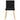 Scaune de sufragerie 6 buc. negru material textil