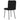 Scaune de sufragerie, 6 buc, negru, catifea