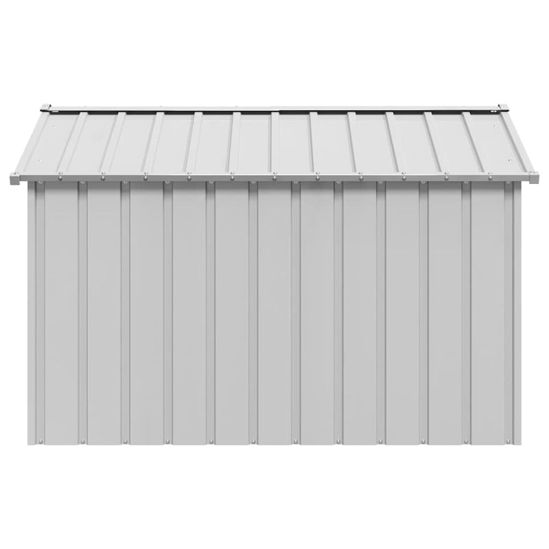 Casă pentru câini cu acoperiș 113x153x101 cm oțel galvanizat