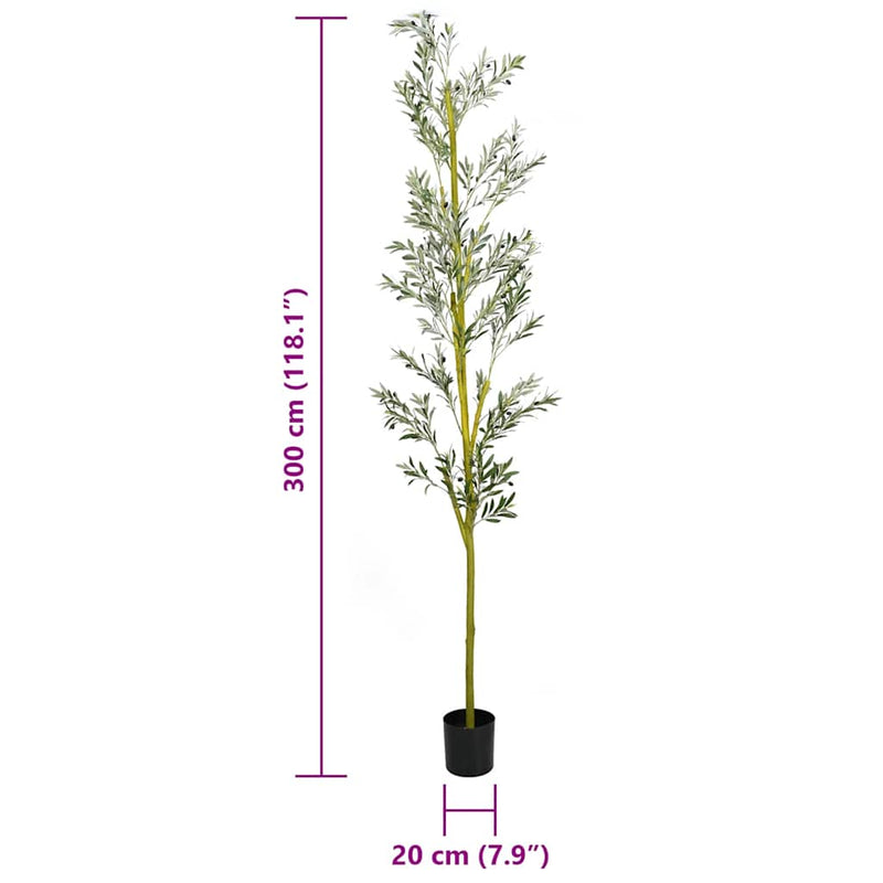 Măslin artificial 1000 de frunze 300 cm verde