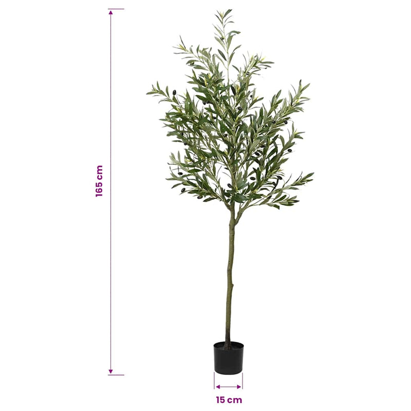 Măslin artificial 700 de frunze 165 cm verde
