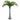 Palmier artificial 15 frunze 200 cm verde