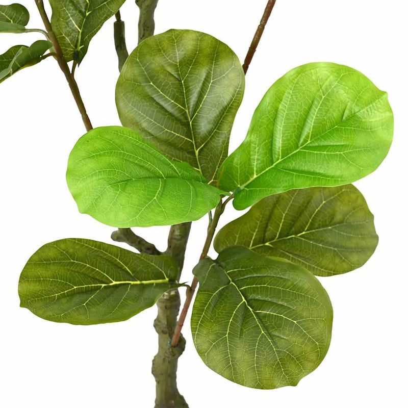Ficus artificial 30 de frunze 125 cm verde