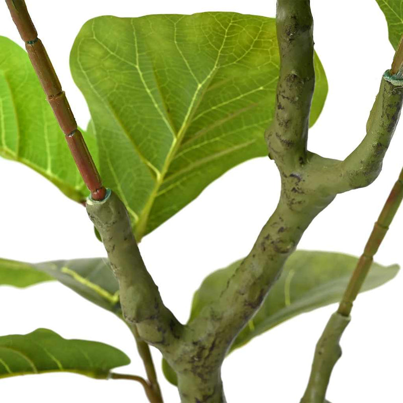 Ficus artificial 30 de frunze 125 cm verde