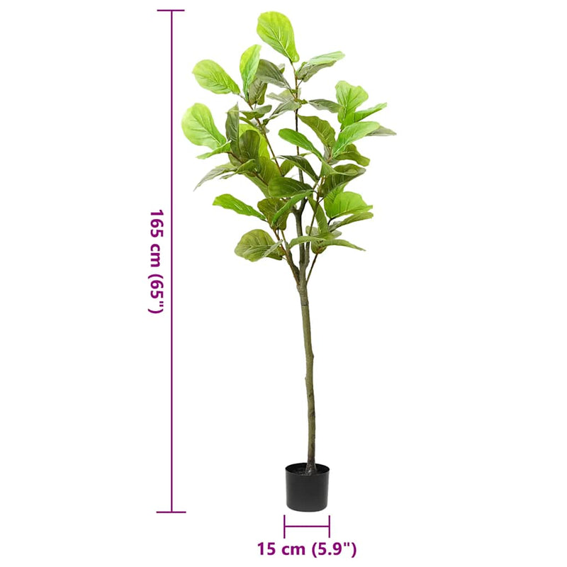 Ficus artificial 48 de frunze 165 cm verde