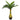Plantă artificială de palmier 9 frunze 70 cm verde