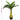 Plantă artificială de palmier 9 frunze 70 cm verde