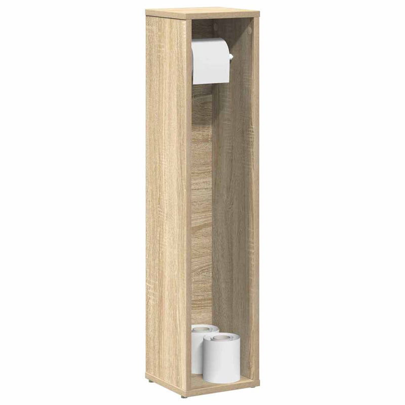 Dulap de baie cu suport pentru rolestejar Sonoma20,5x20x90 cm