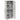Dulap de baie cu suport role, gri beton, 39x22x90 cm