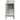 Mese laterale 2 buc cu raft beton gri 25,5x27x60 cm
