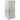Mese laterale 2 buc cu raft beton gri 25,5x27x60 cm