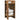 Mese laterale 2 buc cu raft lemn vechi 25,5x27x60 cm