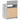 Noptiere 2 buc. cu 2 sertare gri Sonoma 40x33x60 cm