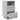 Noptiere 2 buc cu 2 sertare Gri Sonoma 36x36x68 cm