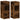 Noptiere 2 buc cu sertar stejar afumat 25x31x66 cm
