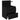 Noptiere 2 buc. cu 2 sertare, negru, 40x36,5x62 cm