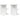 Noptiere 2 buc Alb 46,5x29x61 cm Lemn prelucrat