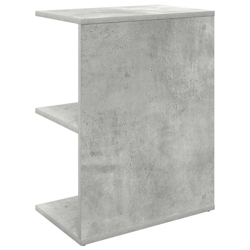 Noptiere 2 buc Beton Gri 46,5x29x61 cm Lemn prelucrat