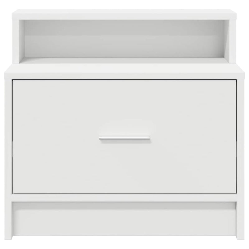 Noptiera cu sertar alb 51x31x47 cm