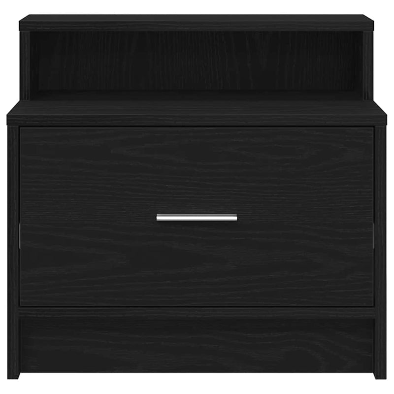 Noptiera cu sertar stejar negru 51x31x47 cm