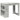 Birou cu sertar și raft Gri beton 102x62x77,5 cm lemn prelucrat