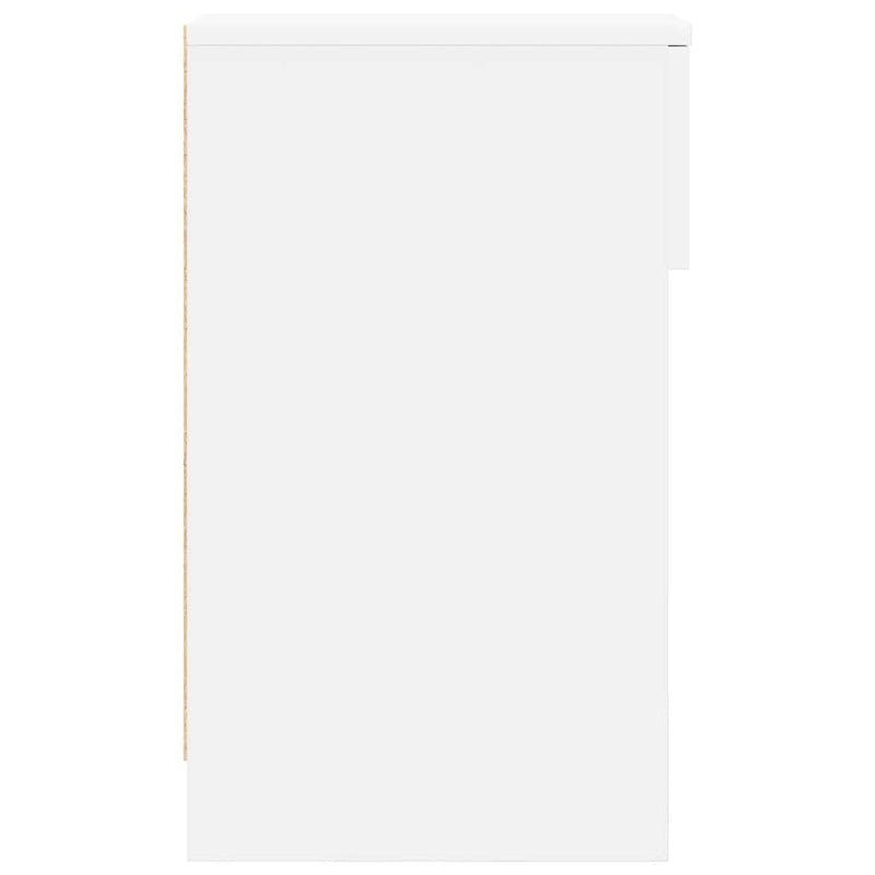 Noptiera cu sertar alb 20x36x60 cm