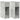 Noptiere cu sertar 2 buc gri beton 20x36x60 cm