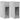 Noptiere cu sertar 2 buc Gri Sonoma 20x36x60 cm
