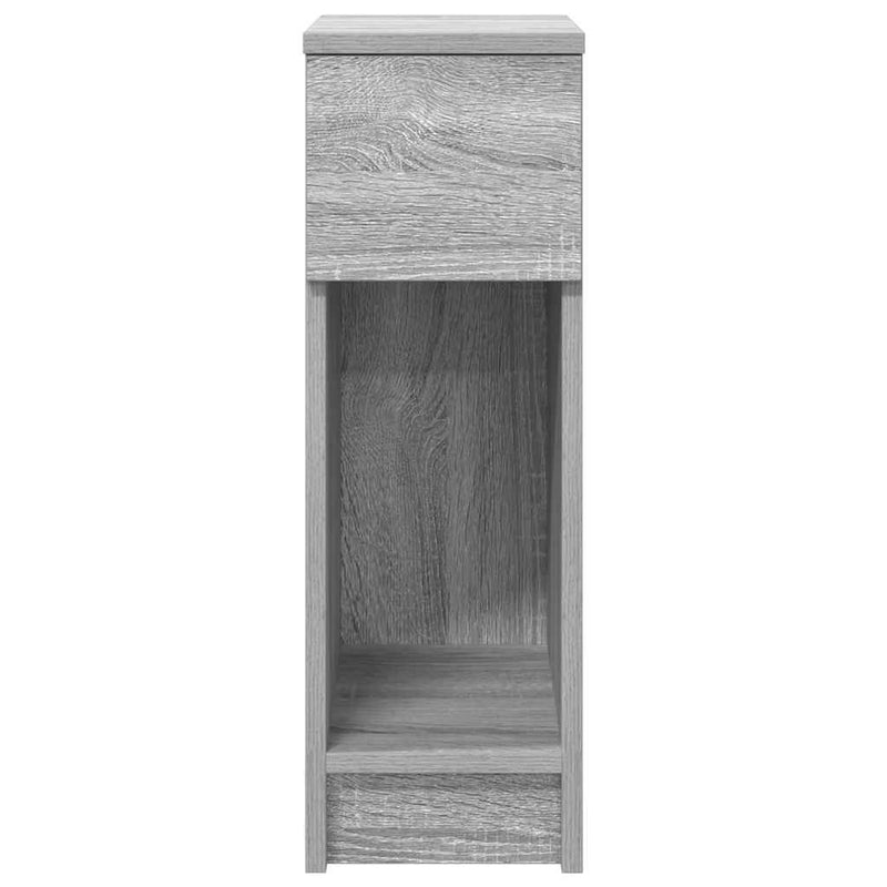 Noptiere cu sertar 2 buc Gri Sonoma 20x36x60 cm