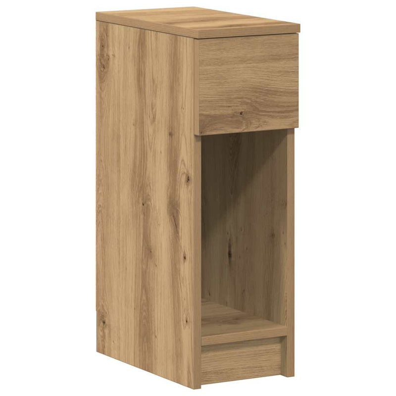 Noptiere cu sertar 2 buc Stejar artizanal 20x36x60 cm