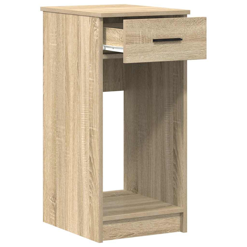 Suport turn pentru computer cu sertar Stejar Sonoma 35x45x77 cm