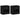 Noptiere 2 buc cu sertar negru 39x28x41 cm