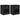 Noptiere 2 buc cu sertar negru 40x34x50 cm
