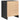 Noptiere 2 buc cu sertar negru 40x34x50 cm