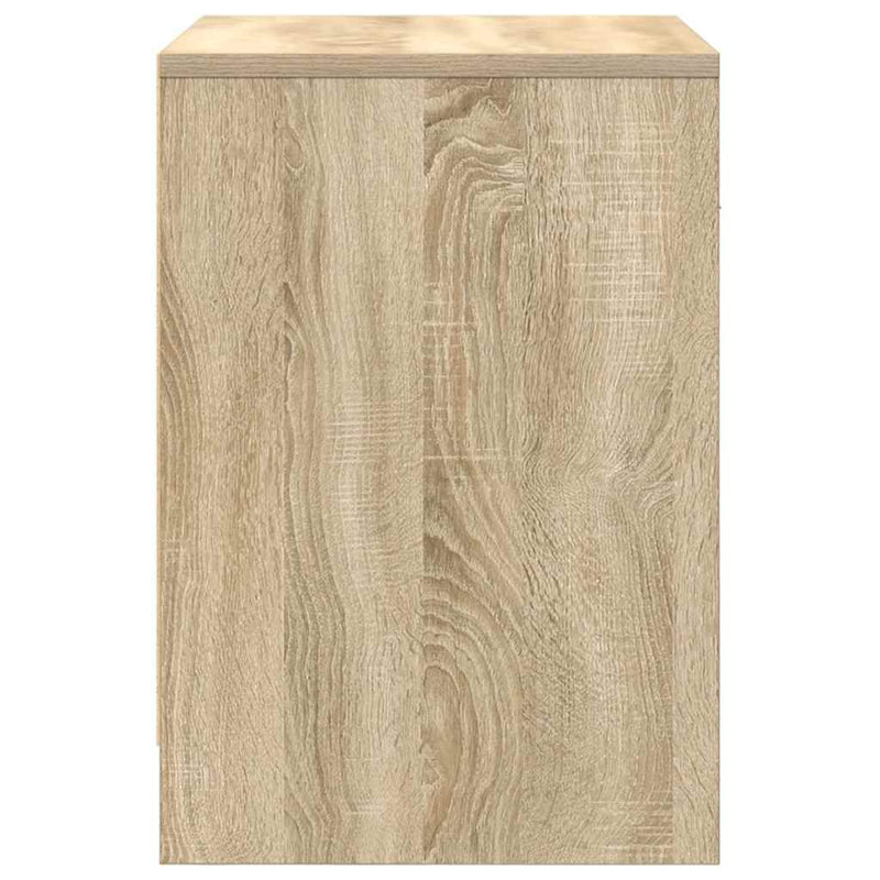 Noptiere 2 buc. cu sertar, stejar Sonoma, 40x34x50 cm