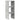 Bibliotecă stivuabilă Gri Beton 30x30x80 cm Lemn prelucrat