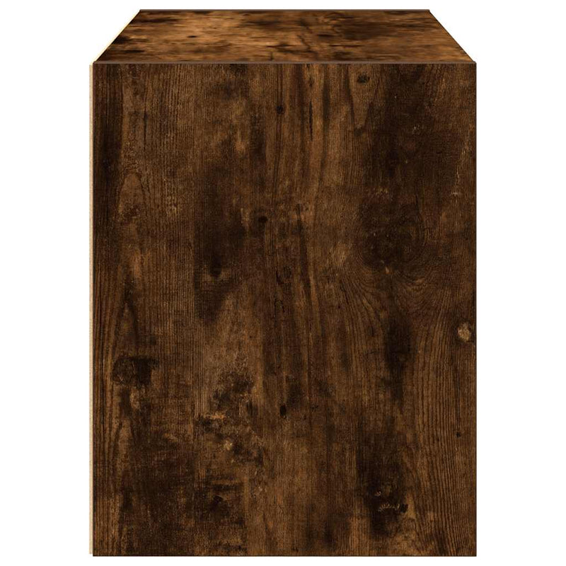 Dulap cu 2 sertare stejar afumat 60x31x40 cm Lemn prelucrat