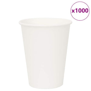 Cești de cafea din hârtie 1000 buc 12 oz 300 ml alb