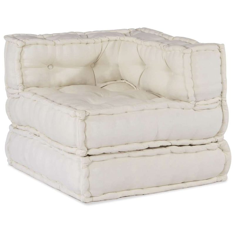 Unitatea de sofa modulară crem 70x70x54 țesătură