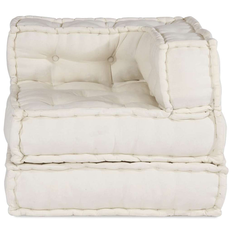 Unitatea de sofa modulară crem 70x70x54 țesătură