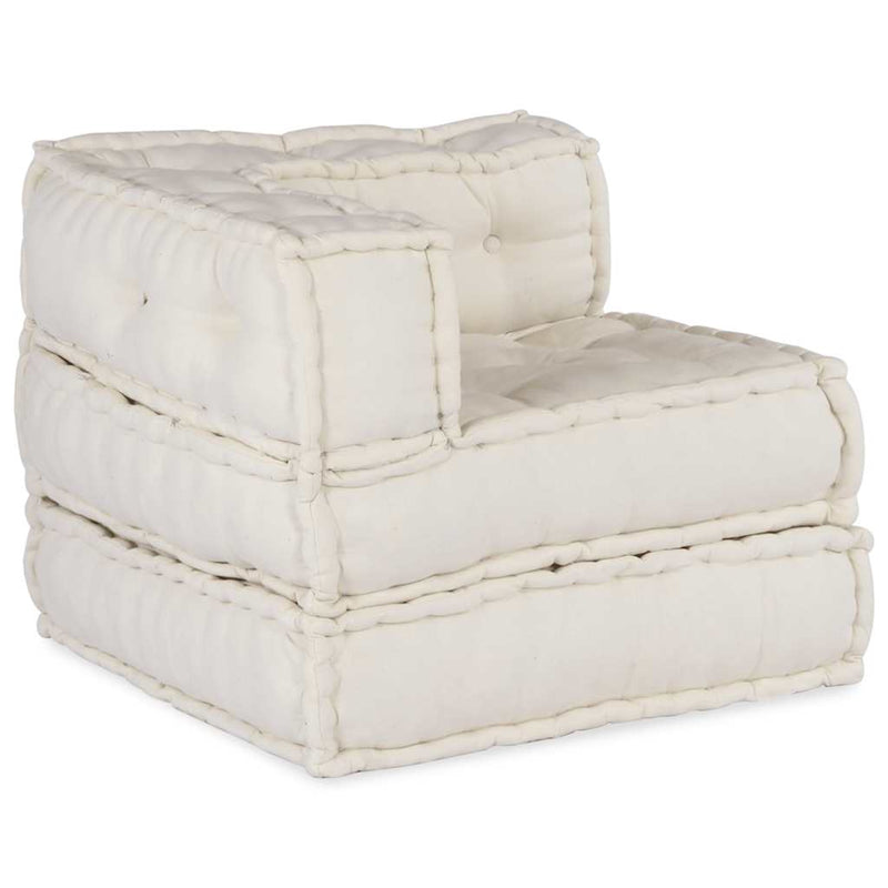 Unitatea de sofa modulară crem 70x70x54 țesătură
