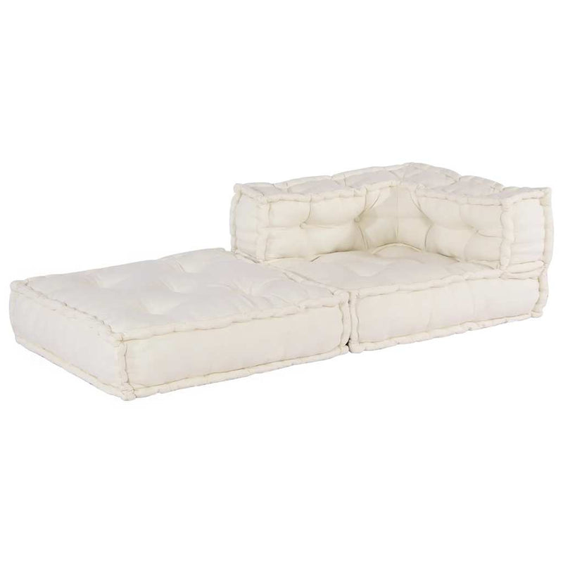 Unitatea de sofa modulară crem 70x70x54 țesătură