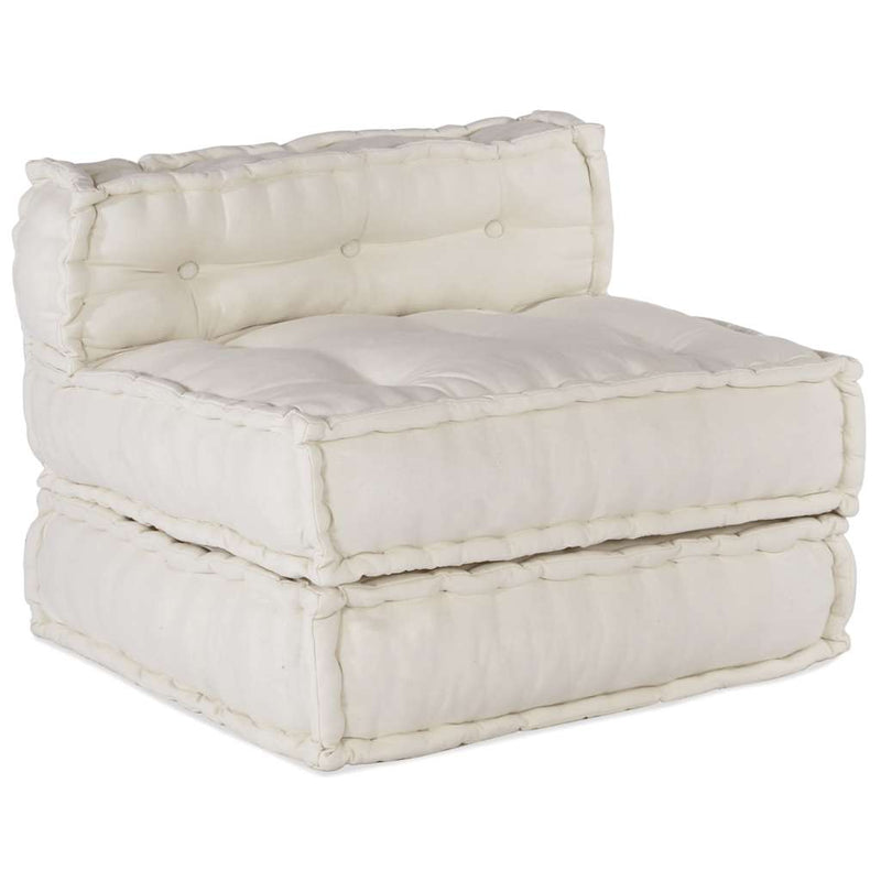 Unitatea de sofa modulară crem 70x70x54 țesătură