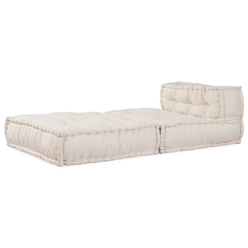 Unitatea de sofa modulară crem 70x70x54 țesătură