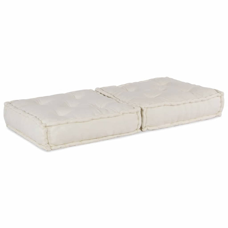 Unitatea de sofa modulară crem 70x70x36 țesătură
