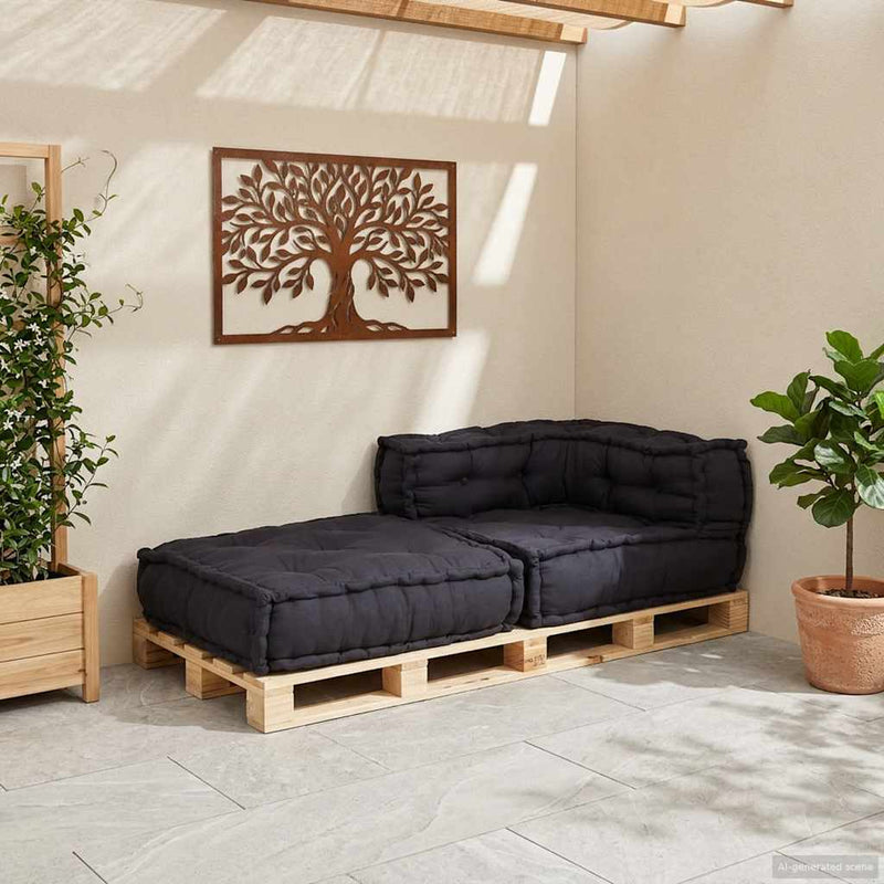 Unitatea de sofa modulară Antracit 70x70x54 Material