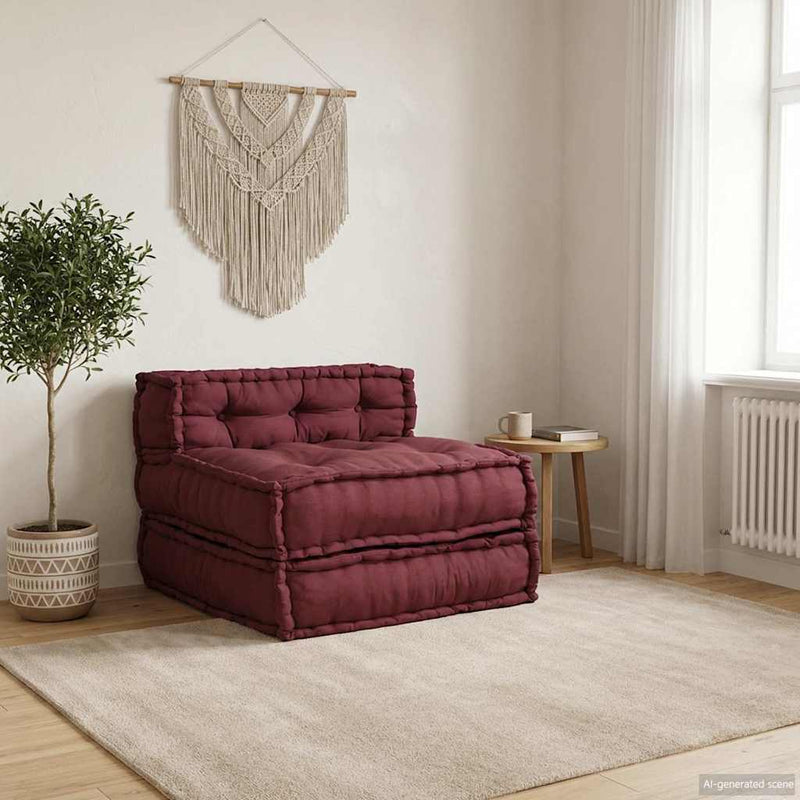 Unitatea de sofa modulară maro 70x70x54 material